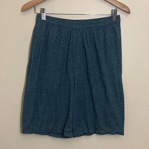 C9 by Champion Teal Patterned Athletic Shorts